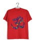 Spirituality Shiva OM COLORFULL Custom Printed Graphic Design T-Shirt for Women